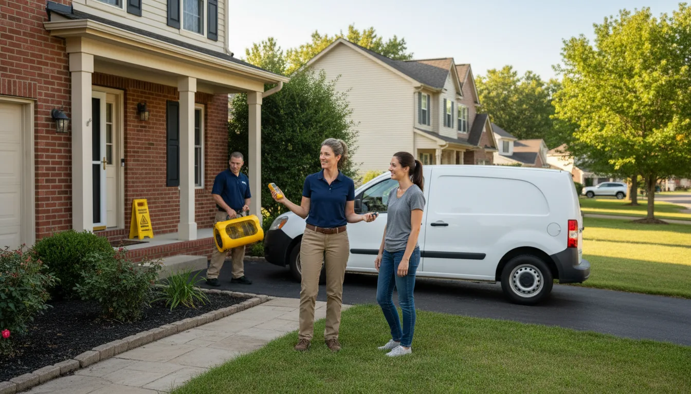 Residential water damage restoration in Winnetka, IL